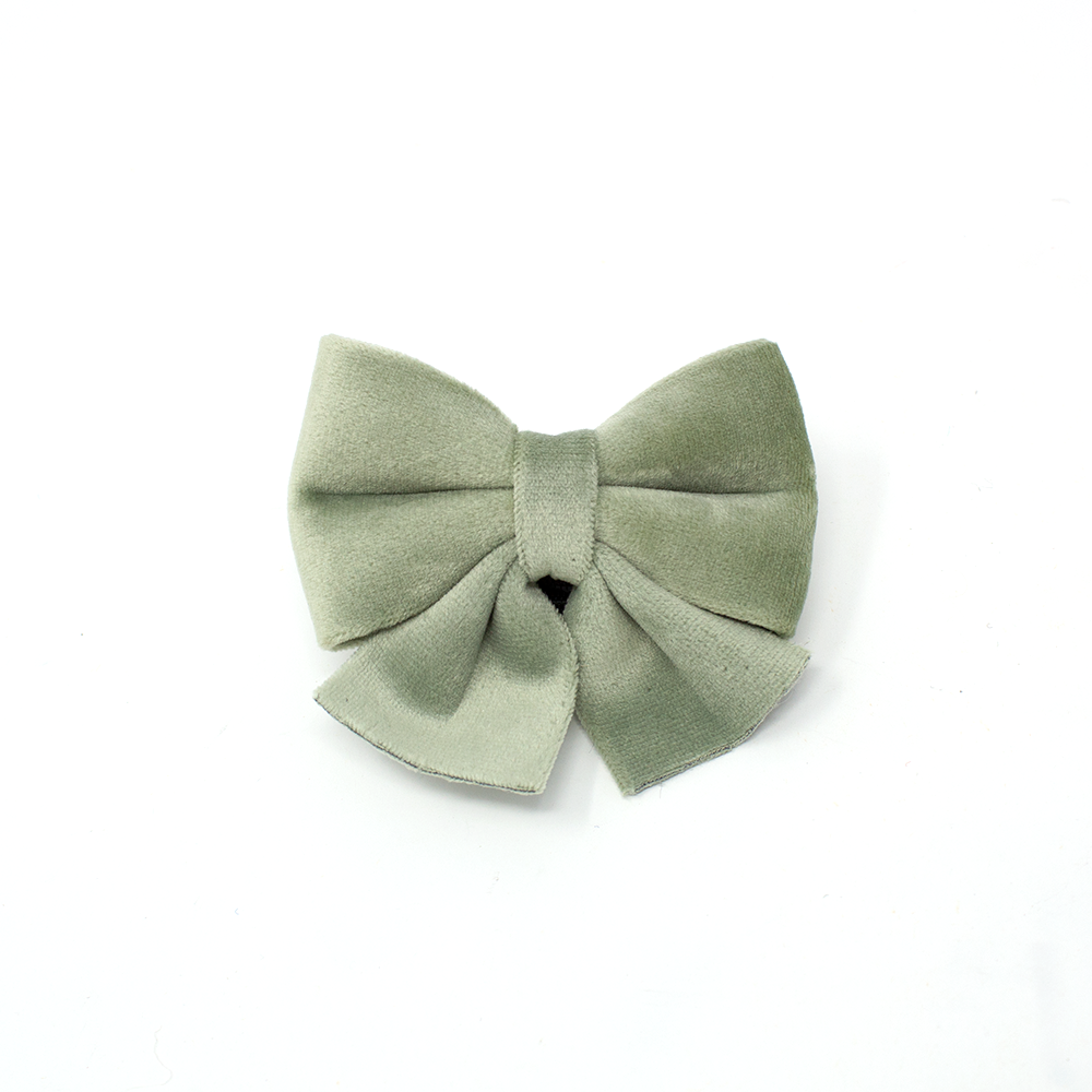 sage green dog bow tie