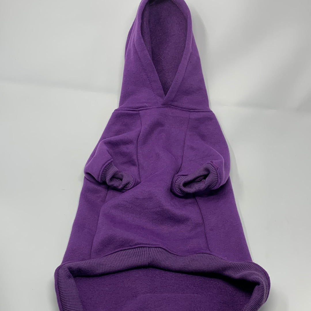 OUTLET-DACHSHUND LARGE DOG HOODIE - PURPLE-0165