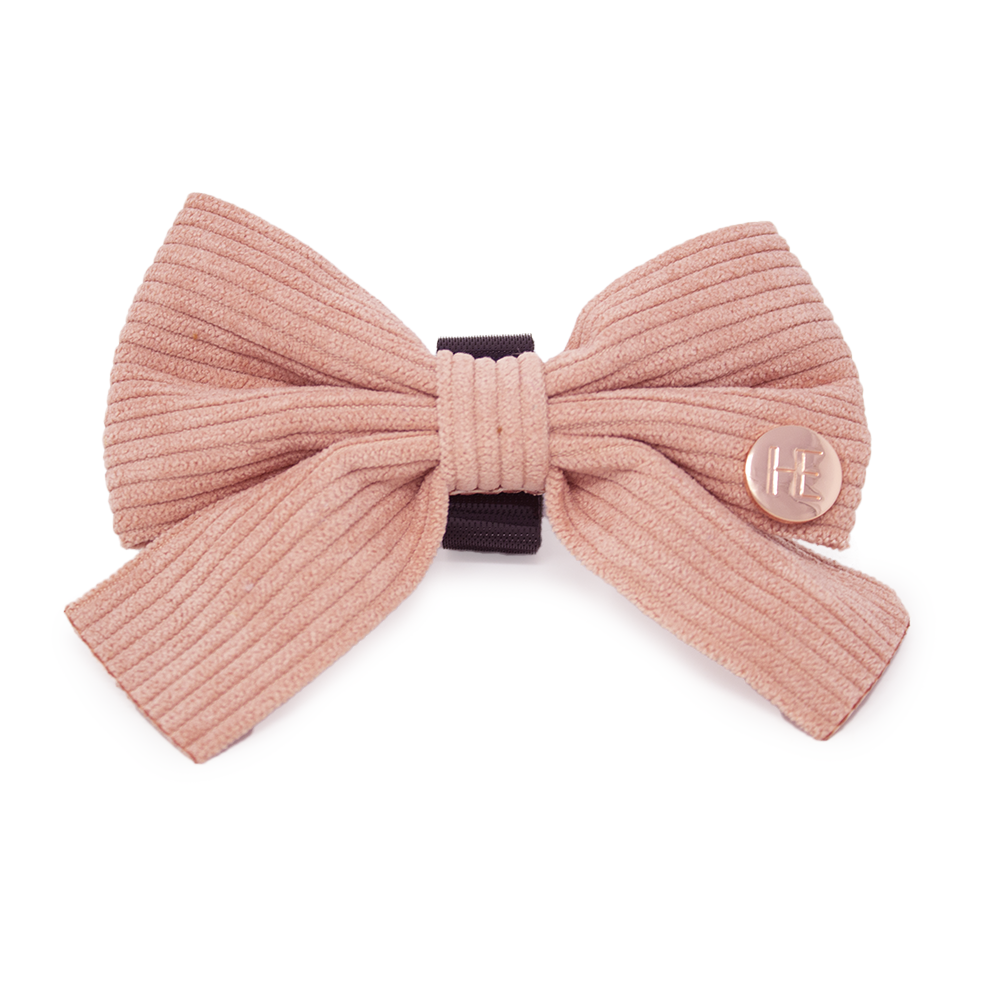 Light peach bow outlet tie