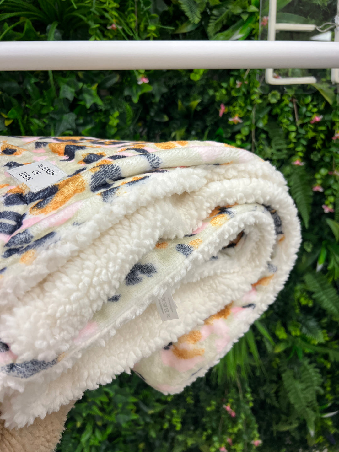 OUTLET - Sage Leopard Snuggle Blanket