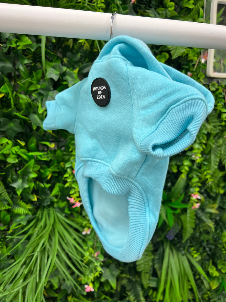 OUTLET - Teal hoodie - size Small