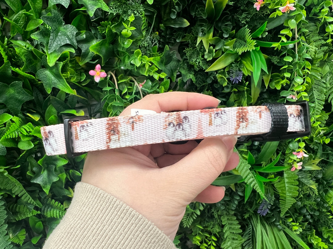 OUTLET- Arctic Wonderland Dog Collar, size Small