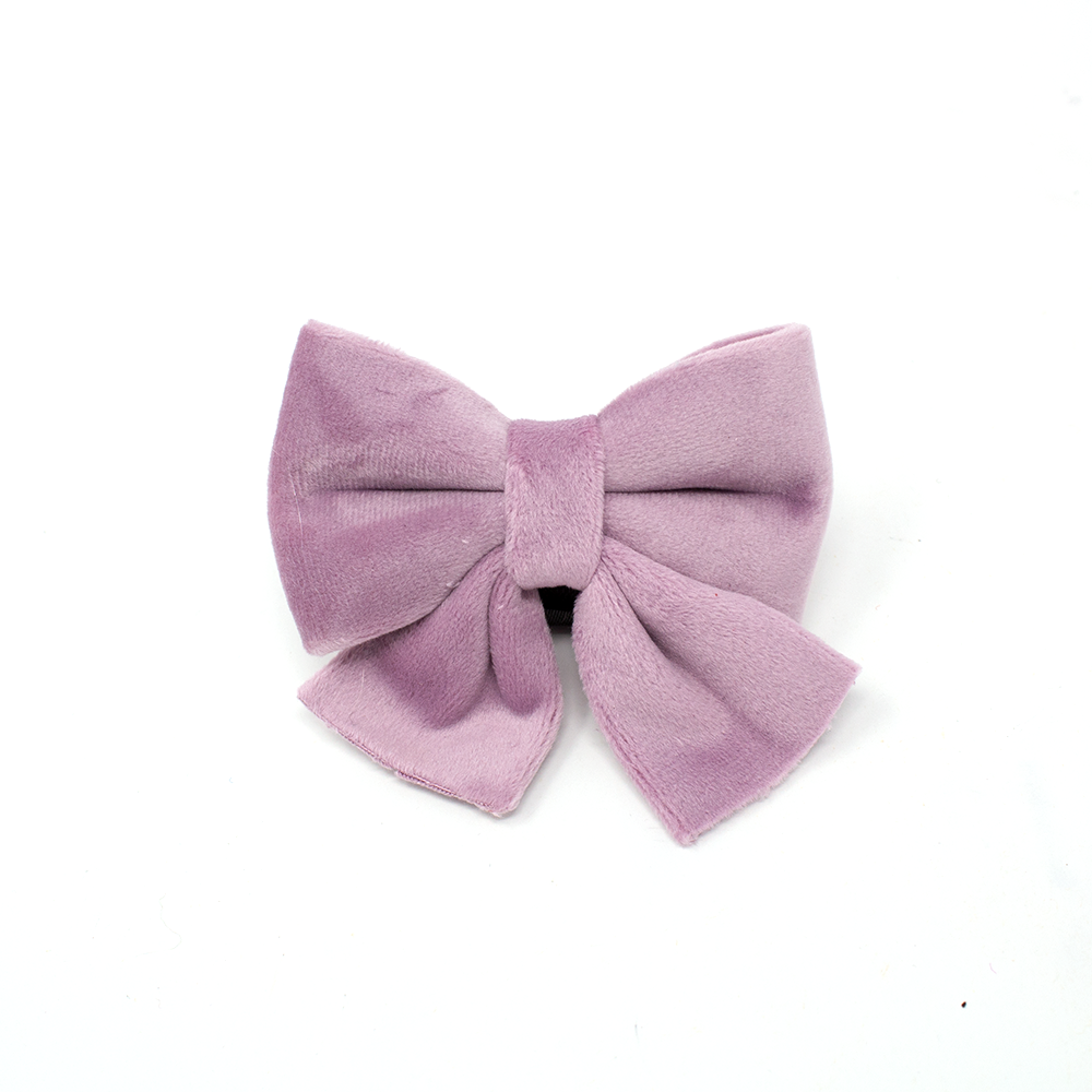 Lilac Dreams - Lilac Velvet Bow Tie