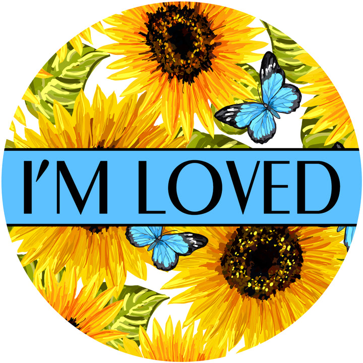 Sunflower Flutter - matching Pet Tag