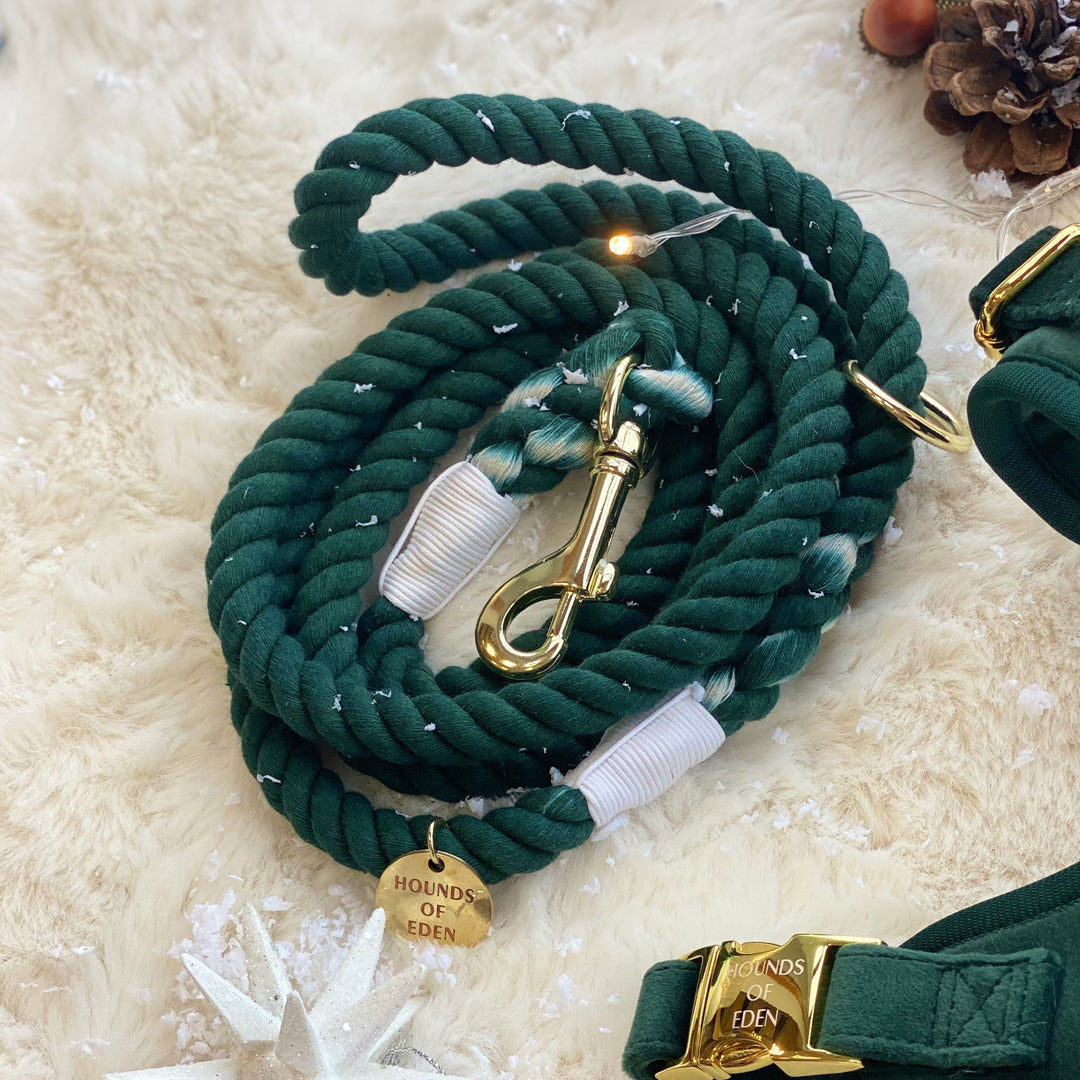Opulent Olive Rope Lead